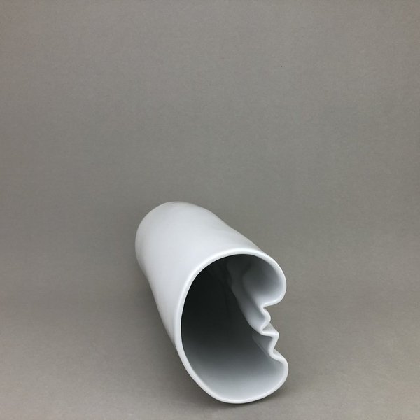 Vase "Sommer", Regina Junge, Weiß, H 24,0 cm