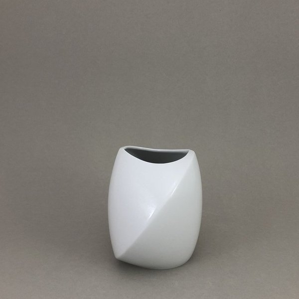 Steinvase, klein, Sabine Wachs, Weiß, H 12,0 cm