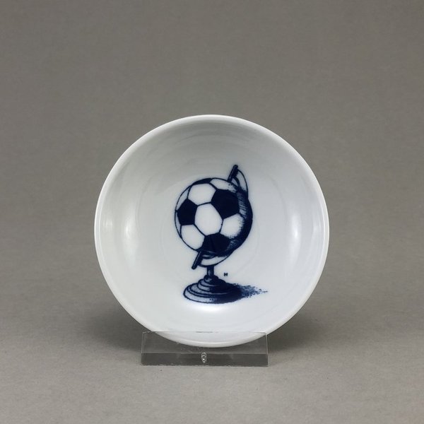Schälchen "Fußball", Egbert Herfurth, Aquatinta, ø 8 cm