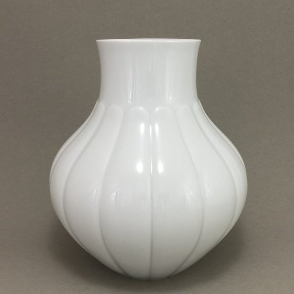 Vase "Landscape", groß, Weiß, H 21,5 cm