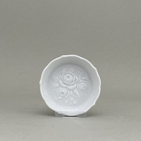Schälchen "Rosenbukett" , Weiß, Ø 8 cm
