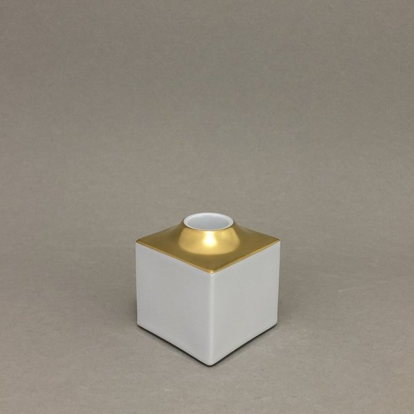 Kerzenhalter, klein, Form "MEISSEN® Cosmopolitan", Gold, H 6 cm