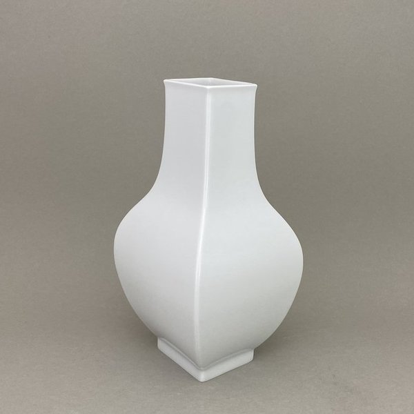 Vase, Paul Scheurich, Weiß, H 25,5 cm