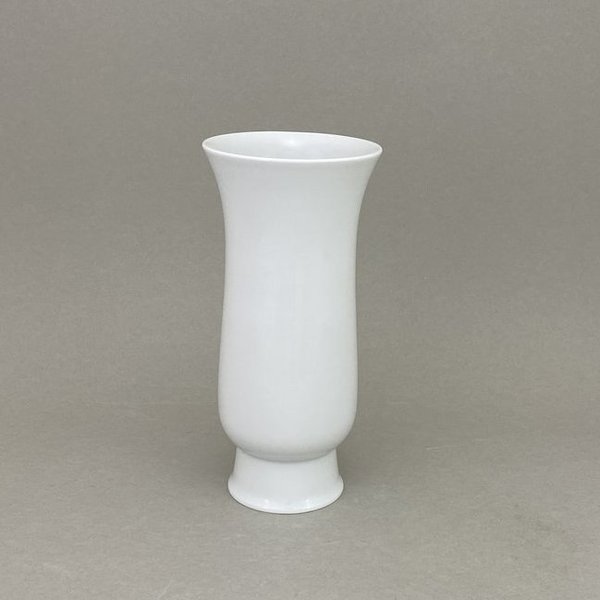 Vase, Weiß, H 17,0 cm
