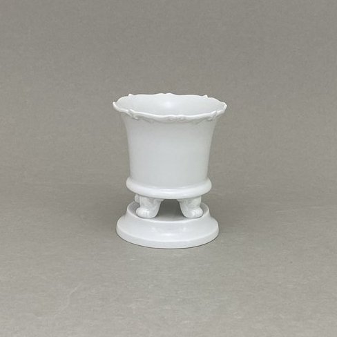 Vase, Weiß, H 8,5 cm