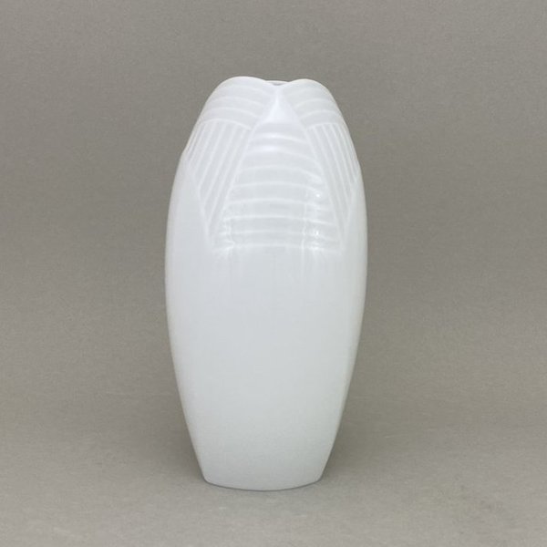 Vase, Weiß, H 22,5 cm