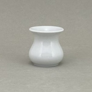 Vase, Weiß, H 5,0 cm