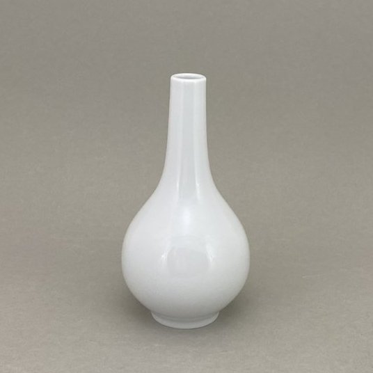 Vase, Weiß, H 16,0 cm
