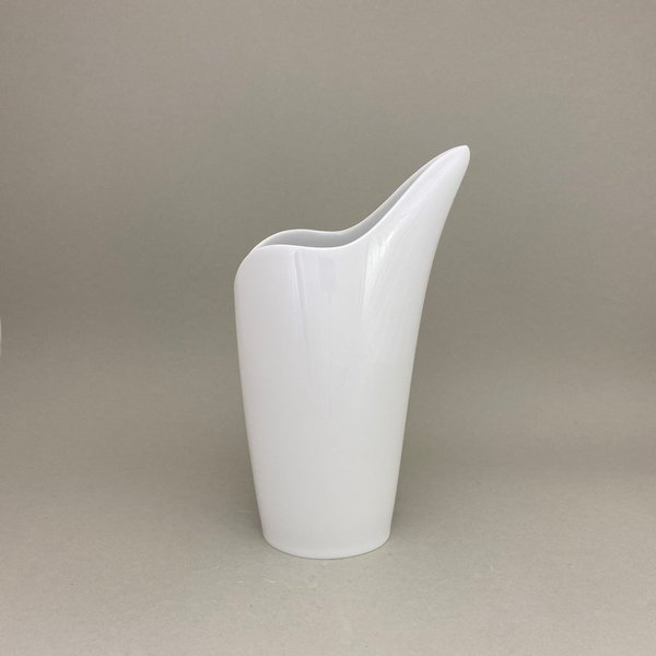 Vase, hoch, "Yin-Yang", Weiß, H 27,5 cm