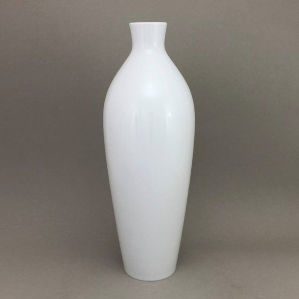 Vase, Weiß, H 38,0 cm