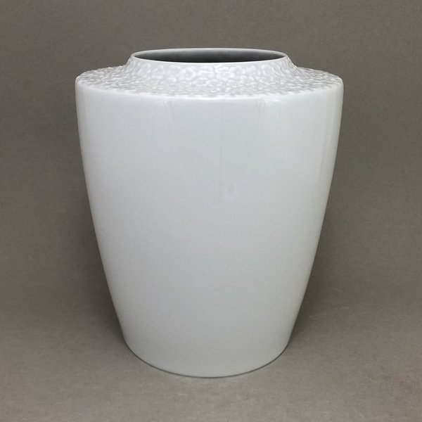 Vase, Form "Royal Blossom", groß, Weiß, H 19,5 cm