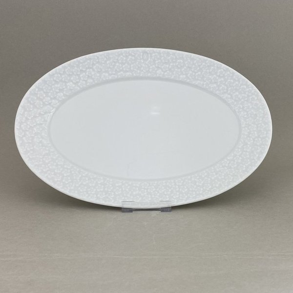 Platte, oval, Form "No. 42", Royal Blossom, Weiß, L 30 cm