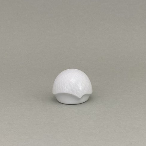 Pfefferstreuer, Form "Wellenspiel Relief", Weiß, H 4 cm