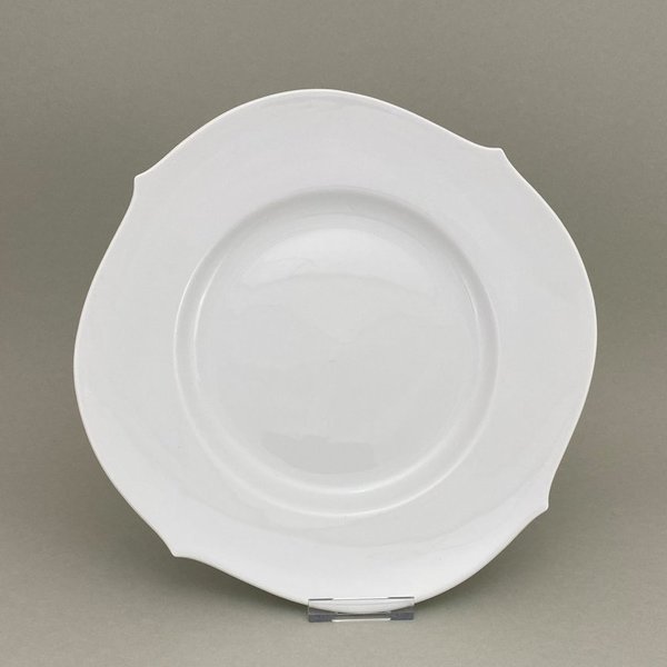 Speiseteller, Form "Wellenspiel Pur", Weiß, ø 28,5 cm