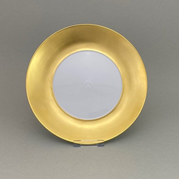 Vorspeise- & Dessertteller, flach, Form "MEISSEN® Cosmopolitan", Gold, Ø 22,5 cm