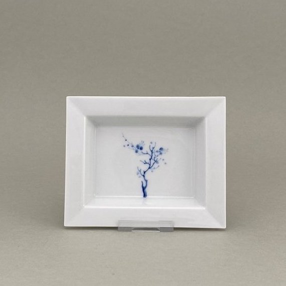 Vide-Poche klein, "Blue Orchid", kobaltblau, 12,3 x 10 cm