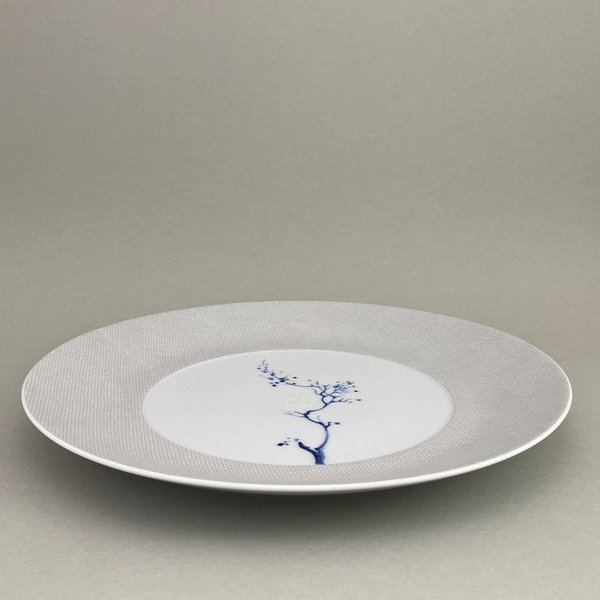 Speiseteller, Form "MEISSEN® Cosmopolitan", Blue Orchid, Mesh White, Ø 30 cm