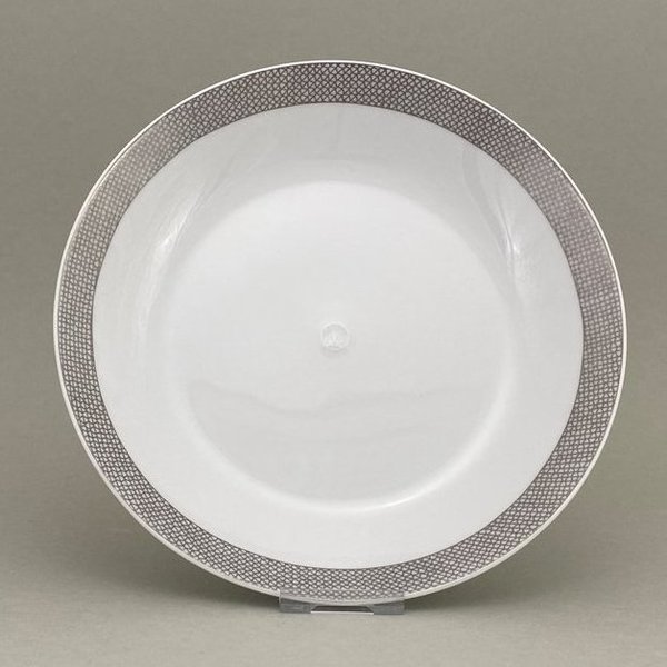 Suppenteller, Form "MEISSEN® Cosmopolitan", Meshband, Platin, Ø 20,5 cm