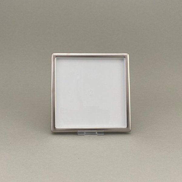 Platte, Form "MEISSEN® Cosmopolitan", Platin, 13 x 13 cm