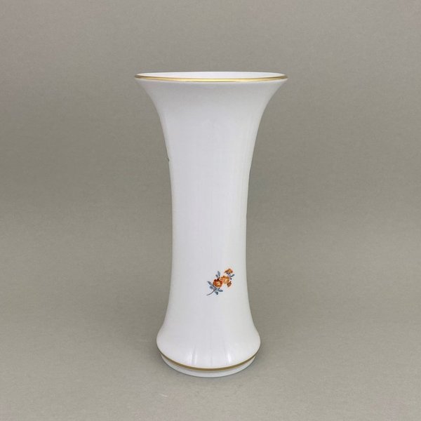 Vase, Vintage Blume 2,  Hauptblume Motiv "Bandwinde", Goldrand