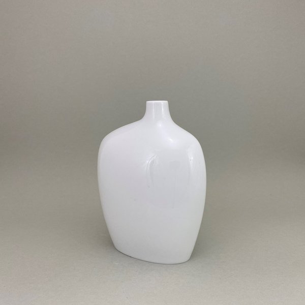 Vase, Weiß, H 21,5 cm