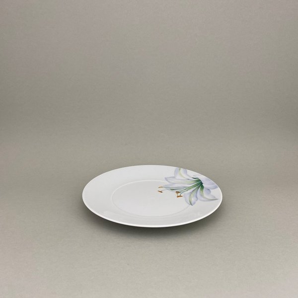 Vorspeise- & Dessertteller, Form "MEISSEN®  Cosmopolitan", Giant Bloom, Motiv Trichterlilie, Ø 22,5