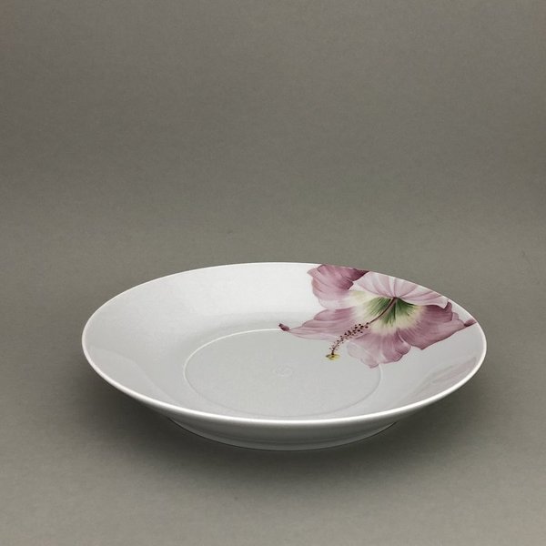 Gourmetteller, Form "MEISSEN®  Cosmopolitan", Giant Bloom, Motiv Hibiskus, Ø 26 cm