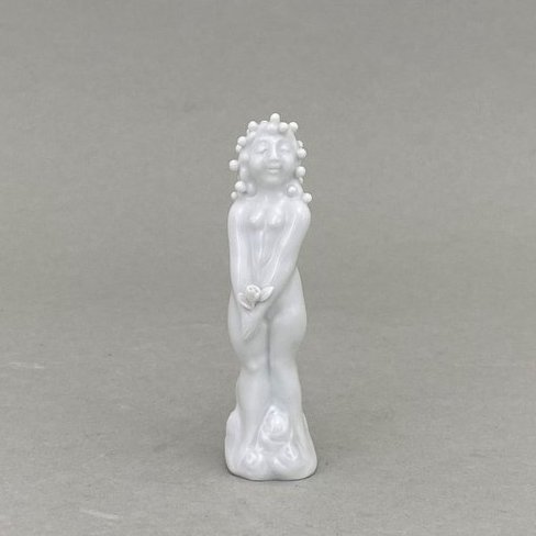 Figur "Die Schöne", Weiß, H 7,5 cm