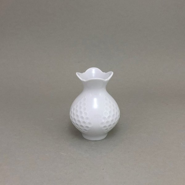 Vase, Form "Großer Ausschnitt", Weiß, H 9,0 cm