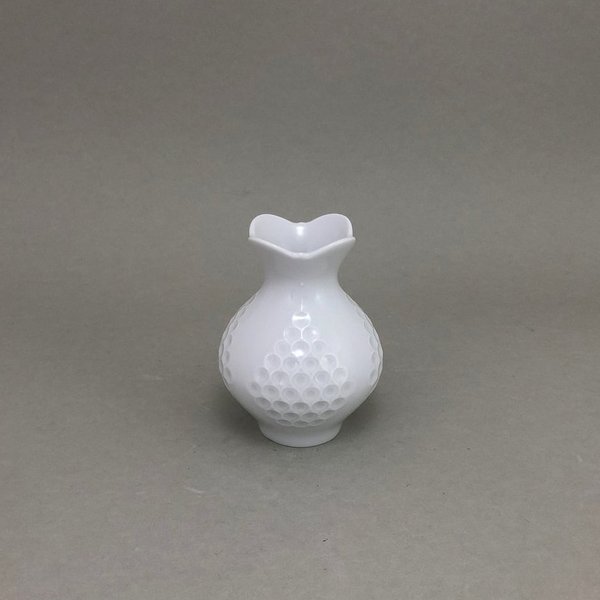 Vase, Form "Großer Ausschnitt", Weiß, H 9,0 cm
