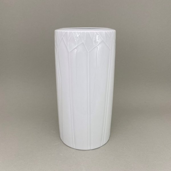 Vase, Weiß, H 26,5 cm