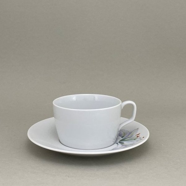 Kaffeeuntertasse, Form "MEISSEN®  Cosmopolitan", Giant Bloom, Trichterlilie, Ø 16,5 cm