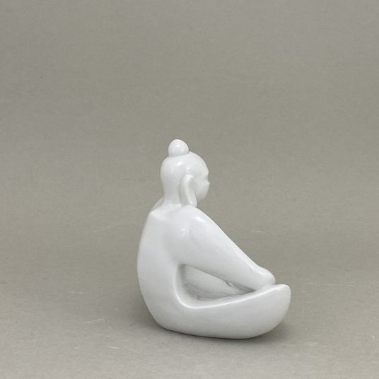 Buddha, Weiß, H 11,5 cm