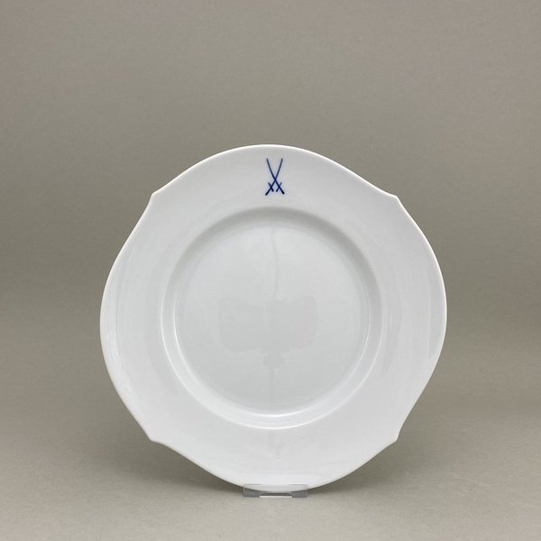 Teller, Form "Wellenspiel Pur", Markenzeichen Meissen, kobaltblau, ø 22,5 cm