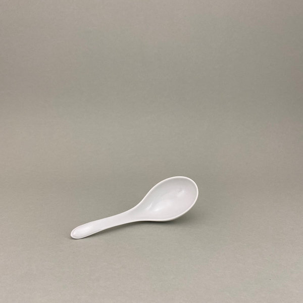 Suppenlöffel, Form "Wellenspiel Pur", Weiß, L 13,5 cm