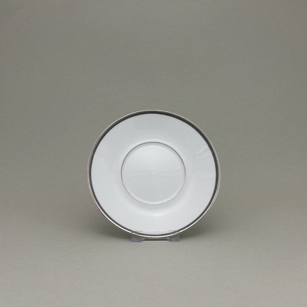 Kaffeeuntertasse, Form "MEISSEN® Cosmopolitan", 2 mm Platinfaden, Ø 16,5 cm