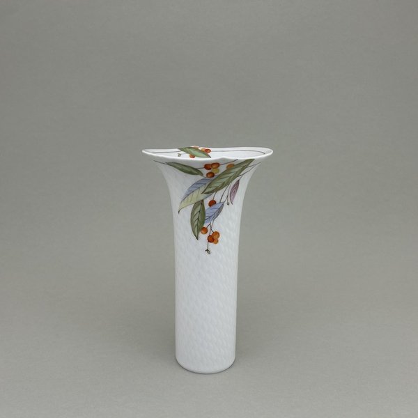 Vase, Form "Wellenspiel Relief", Goldbeere, H 19 cm